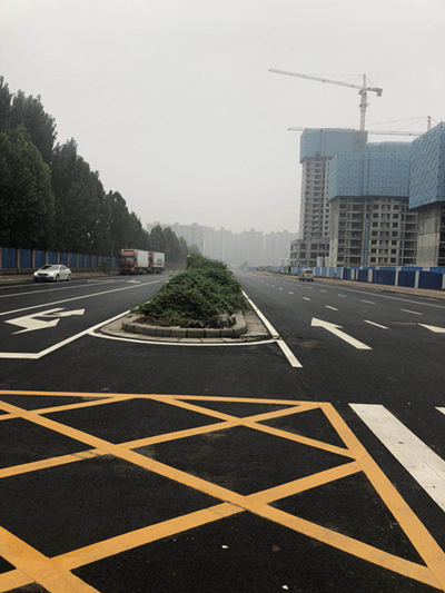 荷花街建成通車(chē)